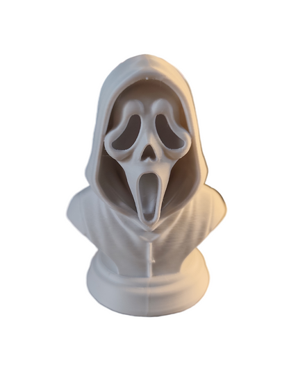 Ghostface horror bust white resin figure collectible statue movie merchandise