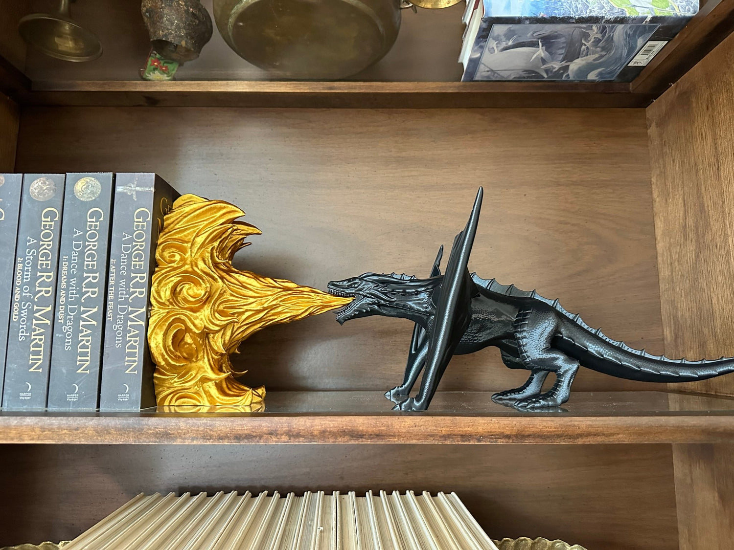 Dragon's Breath Bookend - Celestial Crafts