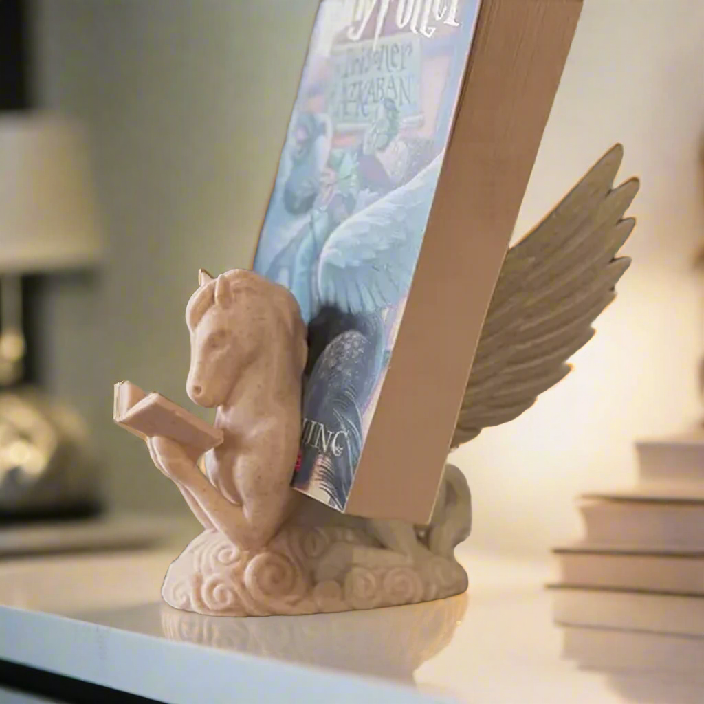 Pegasus winged horse mythology bookend PLA resin for Indian literature collections