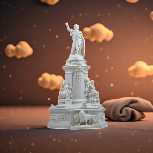 Place de la République Paris Replica – Architectural Showpiece for Home Decor