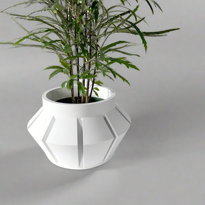 The Erno Planter – Elegant 3D-Printed Pot with Drainage Tray