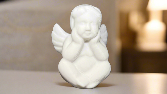 Pensive Angel Decor Accent