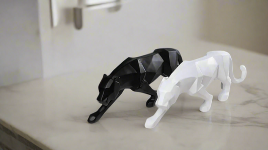 Modern Low-Poly Leopard