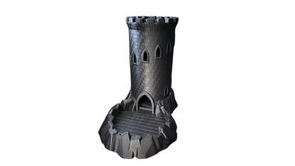Fantasy RPG Tower - 3D Printed Black Castle