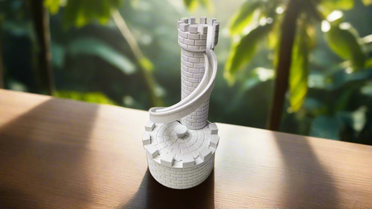 Spiral Castle Tower - 3D Printed