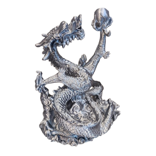 Decorative Dragon with Gemstone Accent