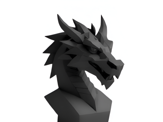 Modern Art Dragon Sculpture