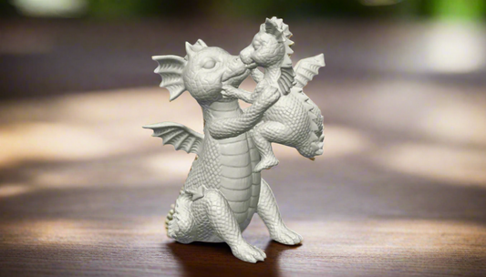 Dragon Dad with Child