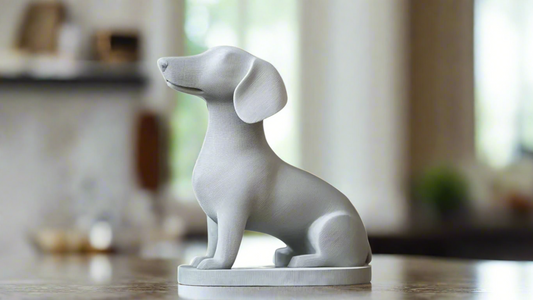 Modern Dachshund Statue