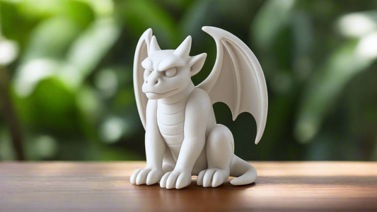 Winged Dragon Sculpture: Fantasy Home Decor