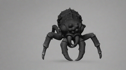 Dark Spider Monster Figurine