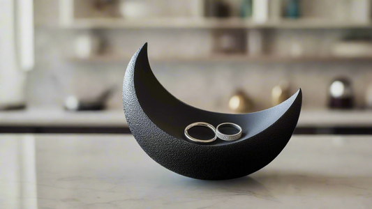 Crescent Moon Ring Holder