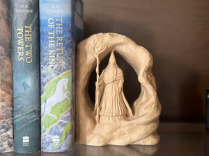 Wizard Book Nook Showpiece for Home Decor | Fantasy Bookshelf Insert India