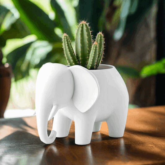 Elephant Flower Pot - Stylish Interior Vase