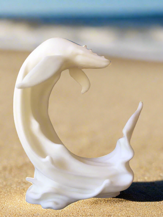Whale Art Figurine