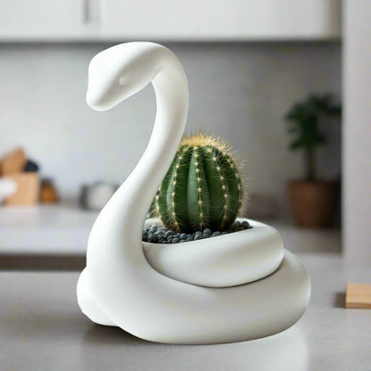 Snake Flower Pot - Unique Vase Decor