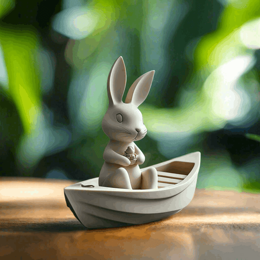 Springtime Bunny Rowboat