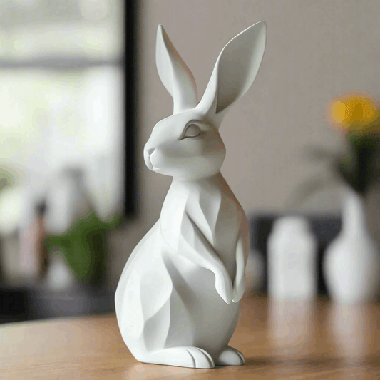 Elegant Easter Bunny Tabletop Decor