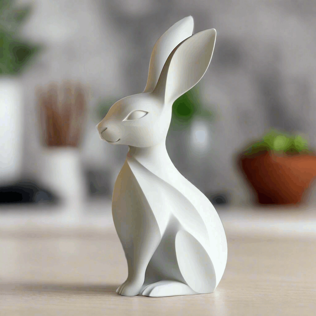 Easter Bunny Holiday Ornament