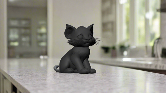 Modern Minimalism: Cat Sculpture