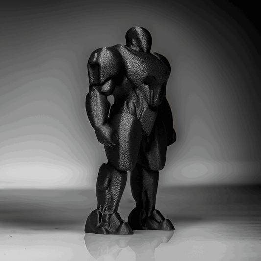 Black War Robot Decorative Figurine, Modern Sculpture - Celestial Crafts