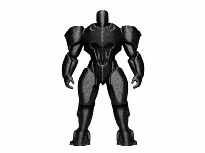 Black War Robot Decorative Figurine, Modern Sculpture - Celestial Crafts