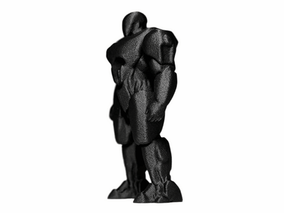 Black War Robot Decorative Figurine, Modern Sculpture - Celestial Crafts