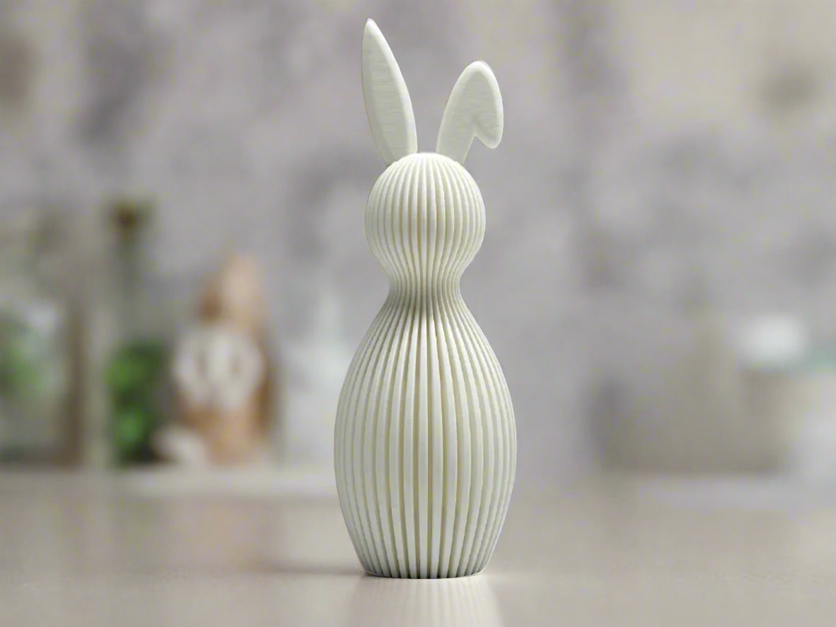 Easter Bunny with Folded Ear Figurine