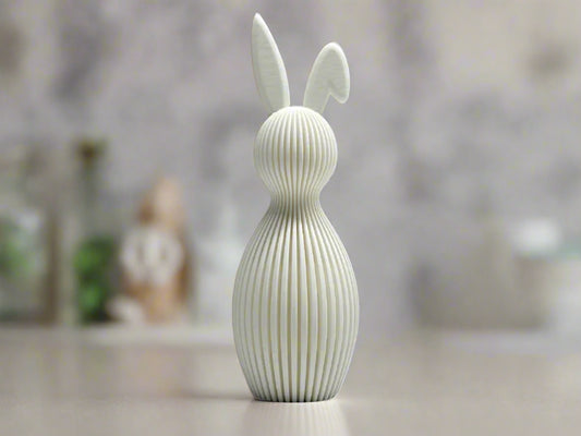 Easter Bunny with Folded Ear Figurine