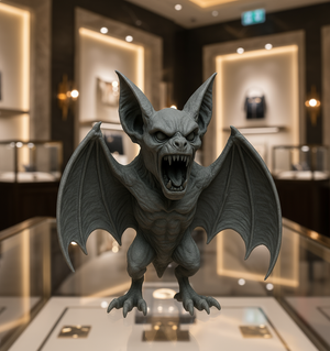 Haunted Bat Figurine – Spooky  Halloween Decor
