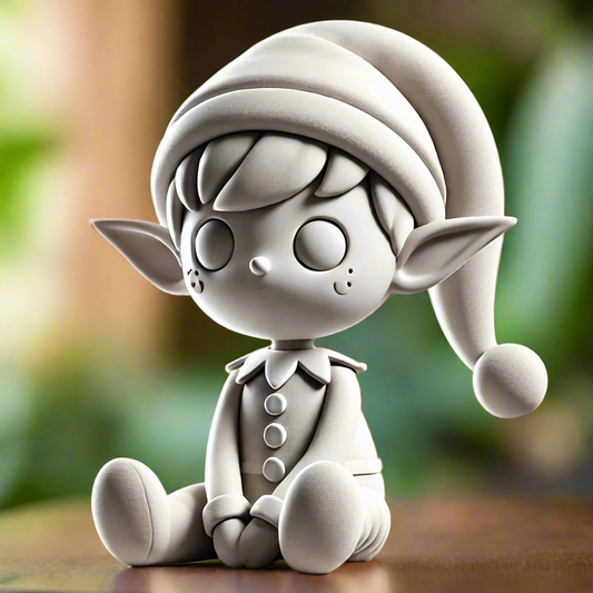 Adorable Minimalist Christmas Elf