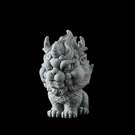 Mythical Beast Sculpture (Qilin)