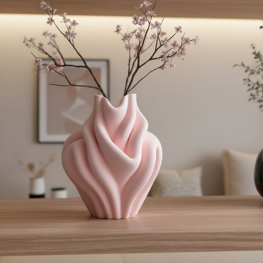 Pink Cloud Vase — Dreamy Decorative Vessel for Home Décor (Without Flowers)