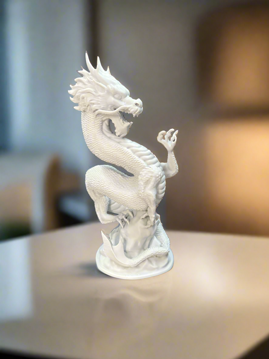 Dragon statue prosperity wealth symbol vastu lucky charm handcrafted