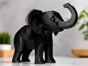 Happy Elephant Decor Figurine