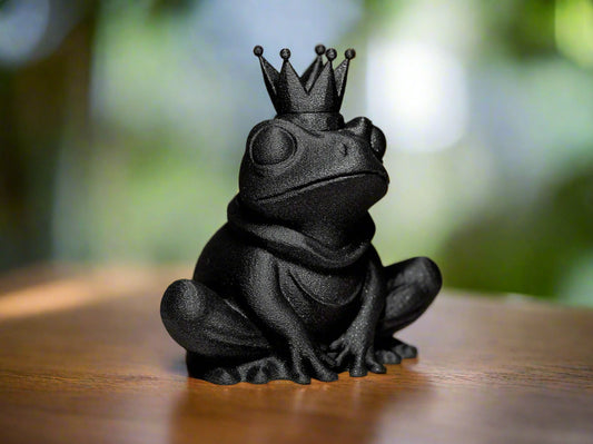 Frog with a Crown Decor Figurine