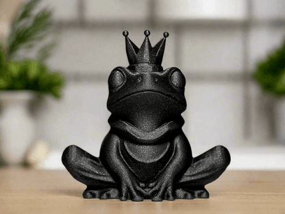 Frog with a Crown Decor Figurine