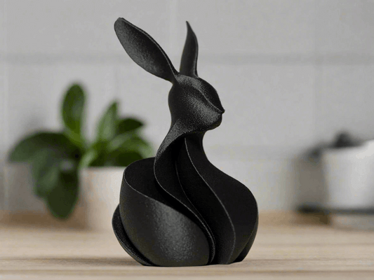 Charming Easter Bunny Figurine