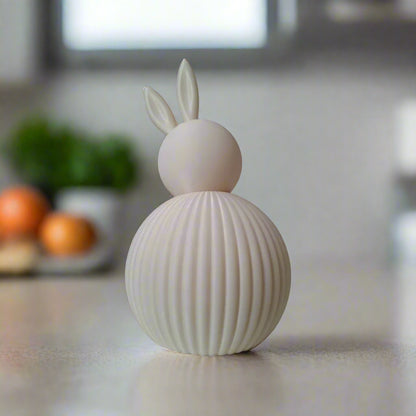 Modern Ribbed Easter Bunny