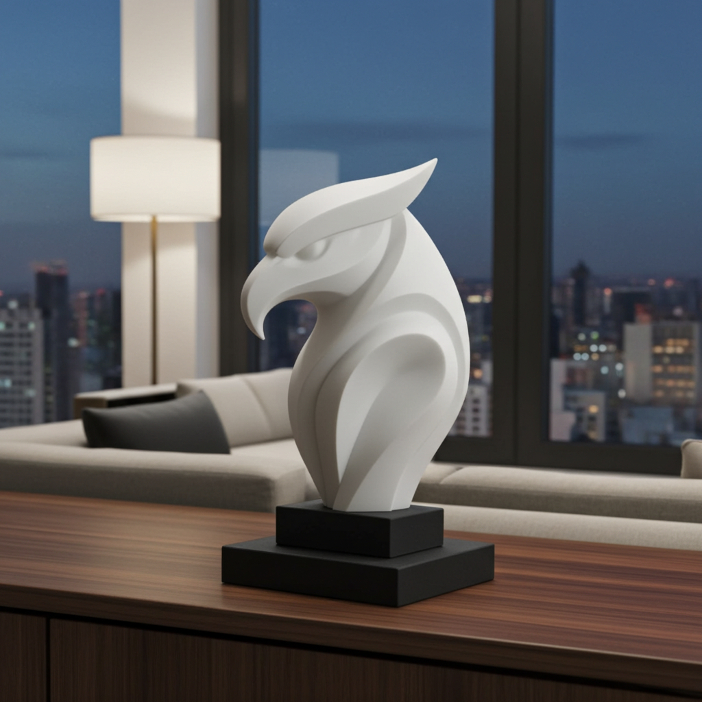 Modern Eagle Showpiece – Bold Decorative Figurine for Home & Office Decor