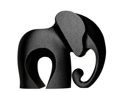 Modern Elephant Figurine: Minimalist Decor for Home & Office