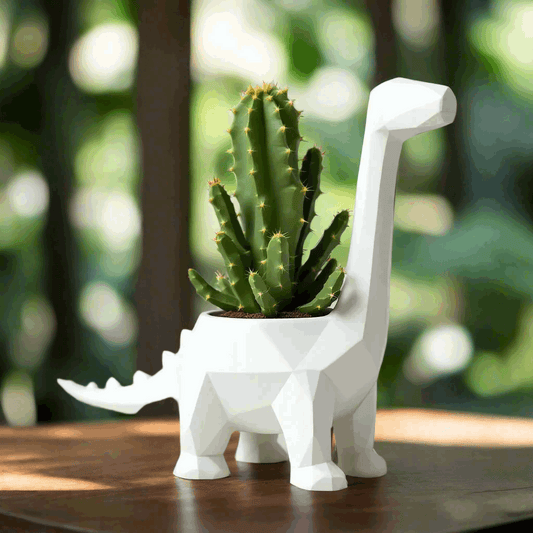 Unique Dino Pot Vase - Home Accent
