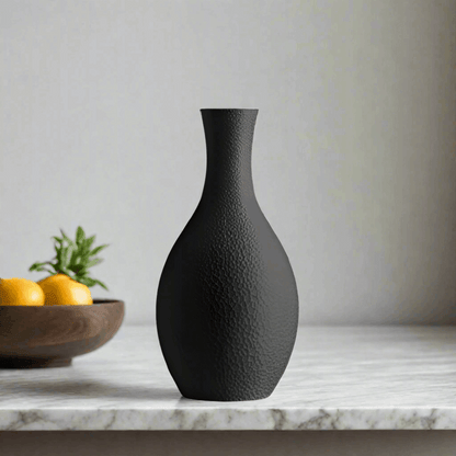 Tiled Bulb Vase – Unique 3D-Printed Textured Artistic Vase