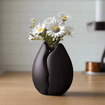 Unique Coffee Bean-Inspired Vase