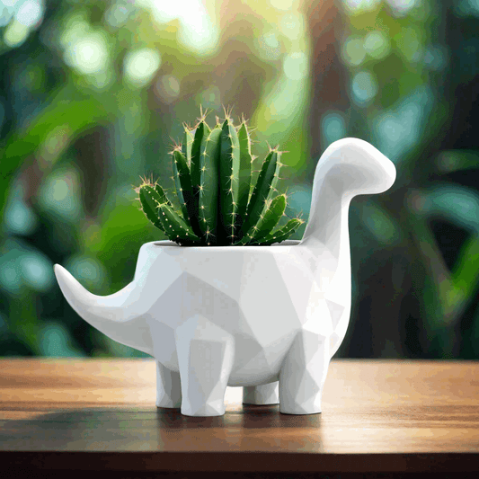 Modern Dino Planter - Perfect for Flowers