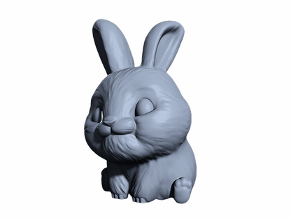 Cute Rabbit – Adorable 3D-Printed Bunny Figurine for Home Decor