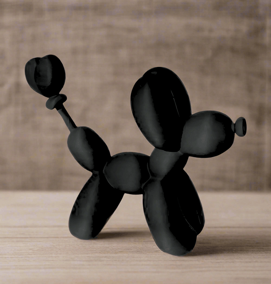 Balloon Dog with Heart Tail – Adorable 3D-Printed Art Sculpture