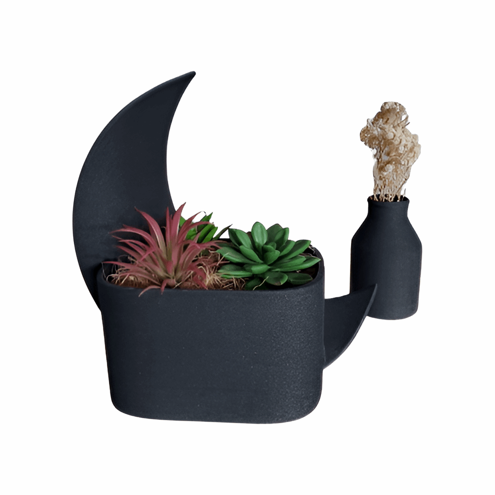 Crescent Decorative Planter Vase