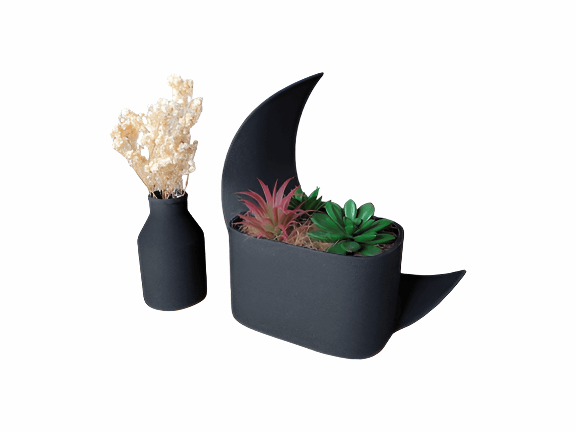 Crescent Decorative Planter Vase