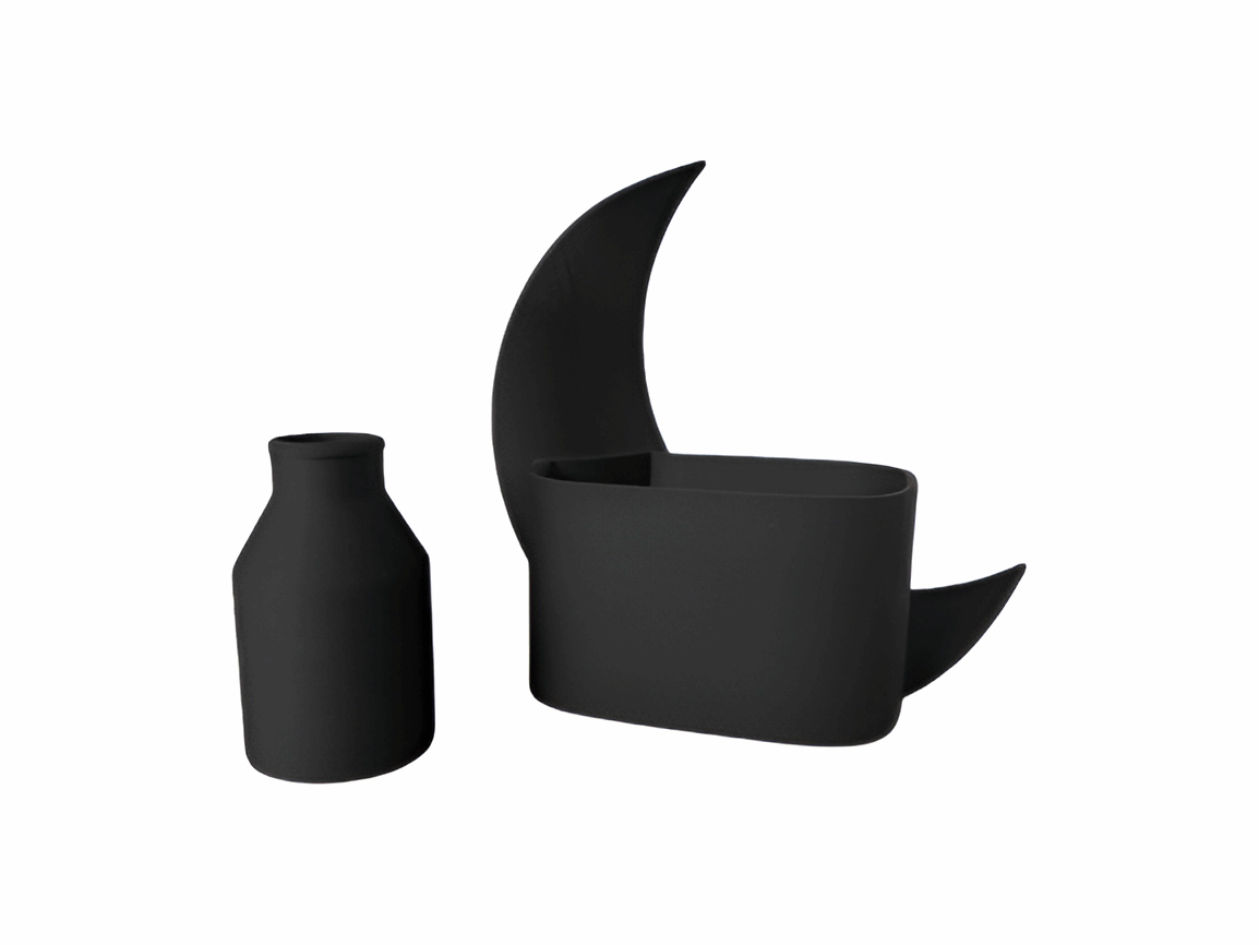 Crescent Decorative Planter Vase